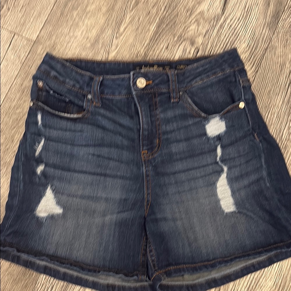 Indigo Rein Blue Jean Shorts Classic Style